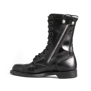 France Kenya shiny army military combat full leather boots 6232