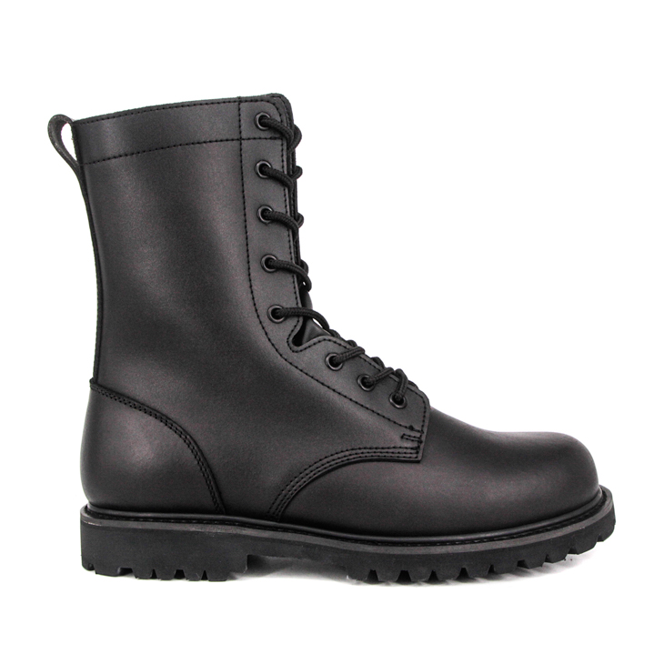 Military army goodyear good quality full grain leather boots 6206