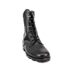 Black british army jungle boots with zipper 5204