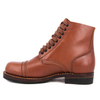 Մեծ Բրիտանիայի կանացի կարմիր շագանակագույն լրիվ կաշվե երկարաճիտ կոշիկներ 6106