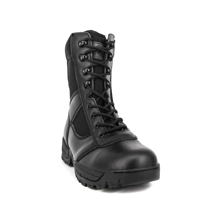Comfortable motorcycle black military tactical boots 4201