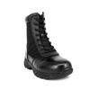 Классические тактические ботинки на черной резиновой подошве 4237