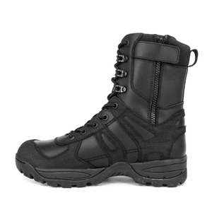 Men's police zip military tactical boots 4235