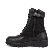 High ankle combat tactical shoes boots with zipper 4241