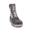 Gray suede soldier combat tactical boots 4209