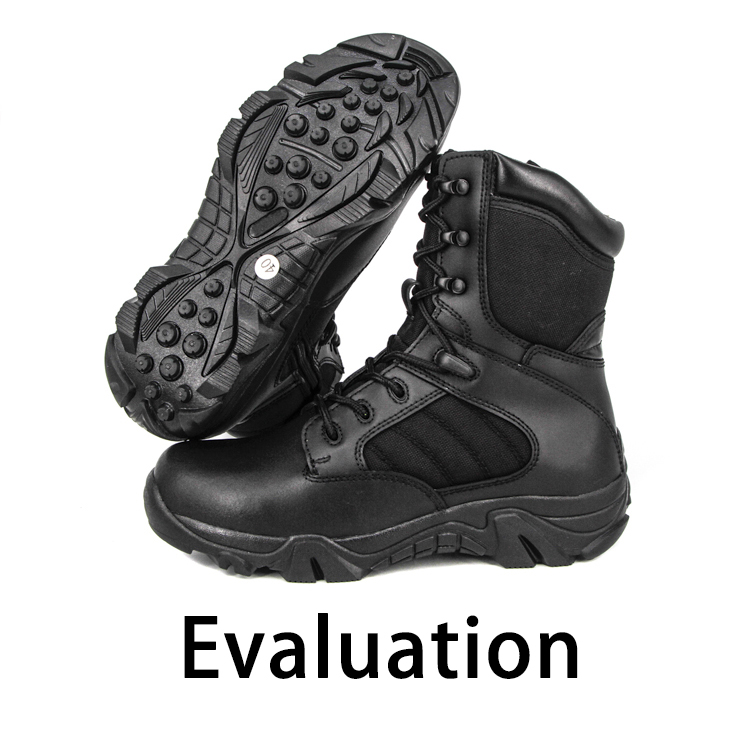 Milforce side zipper high tube military boots evaluation