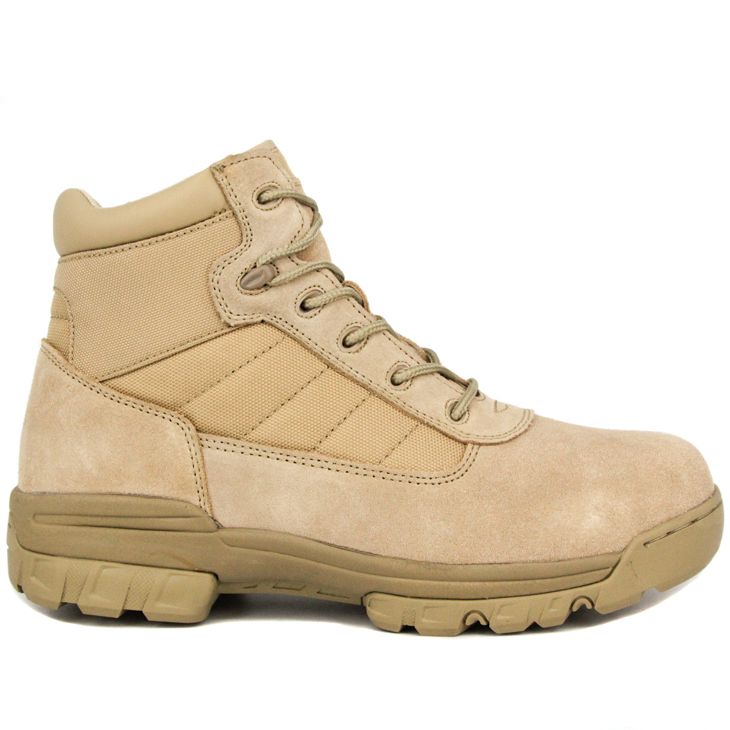 Yellow tactical American military desert boots 7110