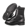 Мужские тактические ботинки UK черного цвета на резиновой подошве 4208